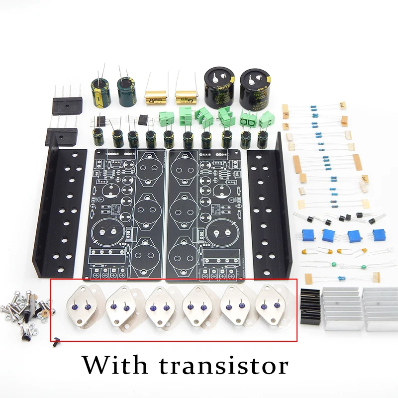 A Pair Classic Class A Hood1969 Circuit Power Amplifier Finished Board /Kits for Hifi Diy Motorola Gold Sealed Tube*6 HD1969 Amp