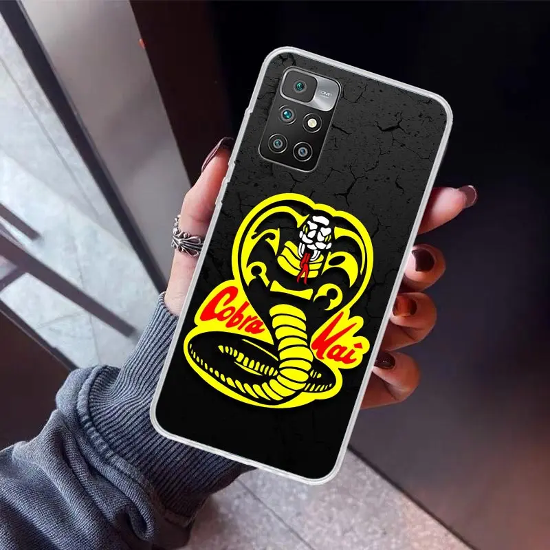 Cobra Kai Snake Phone Case For Xiaomi Redmi 12C 12 10C 10A 10 9C 9A 9T 9 8A 8 7A 7 6A 6 Pro K60 K40 K20 S2 Print Fundas