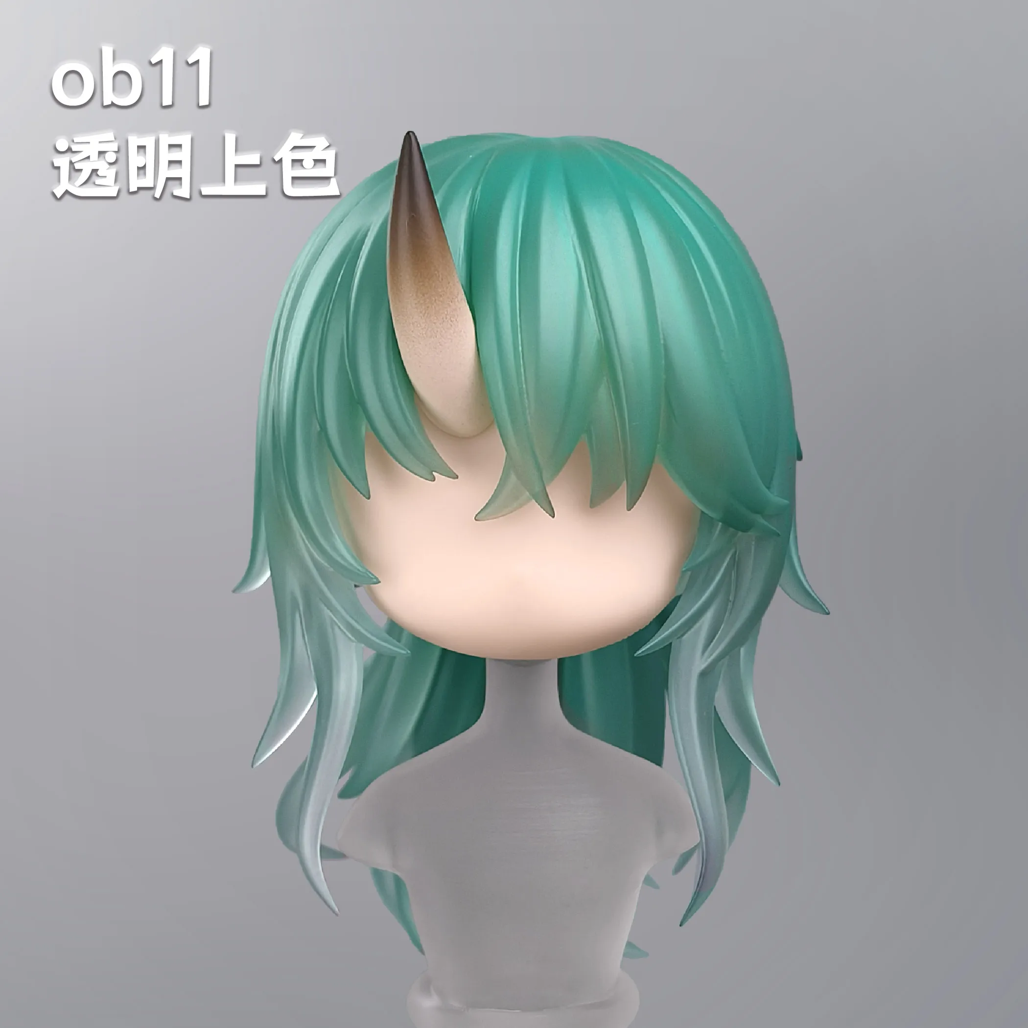 Arknights Hoshiguma hecho a mano OB11 OB22 GSC pelo desmontable carcasa de pelo peluca placas frontales muñeca BJD accesorios juego figura de Anime juguete