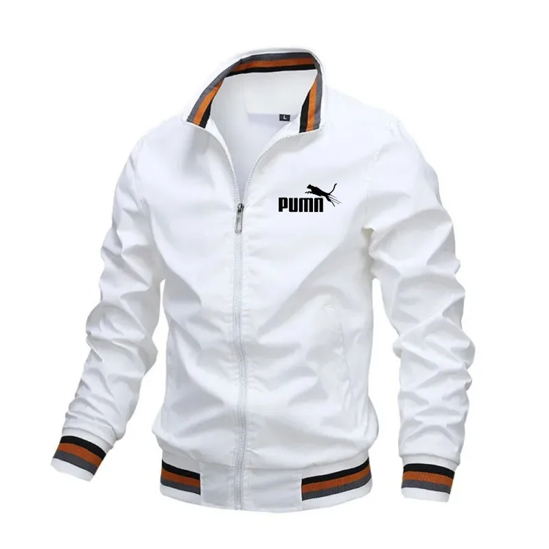 

2026 New Men's Jacket Spring and Autumn Collar Zipper Outdoor Top Baseball Jacket Outdoor Casual Fashion Personalized Top