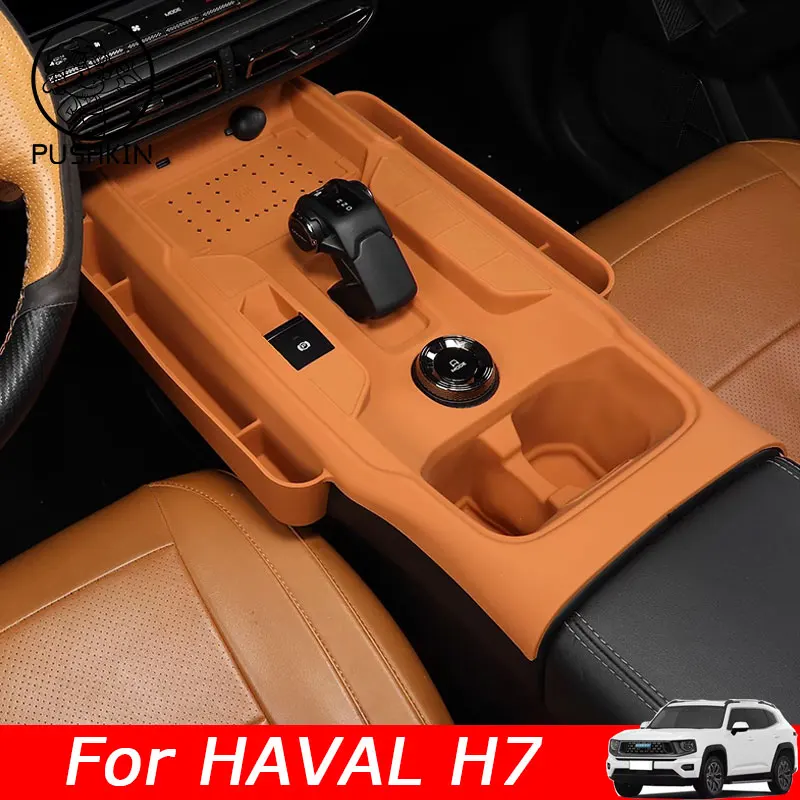 

Car Central Control Storage Box Water Cup Mobile Phone Holder For Great Wall GWM HAVAL H7 2024 2025 DARGO 2TH Car Accessories