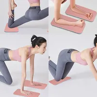 2Pcs Enhanced Thick TPE Yoga Knee Pads for Men and Women, Supportive Cushion Set for Elbow, Leg, and Arm Comfort
