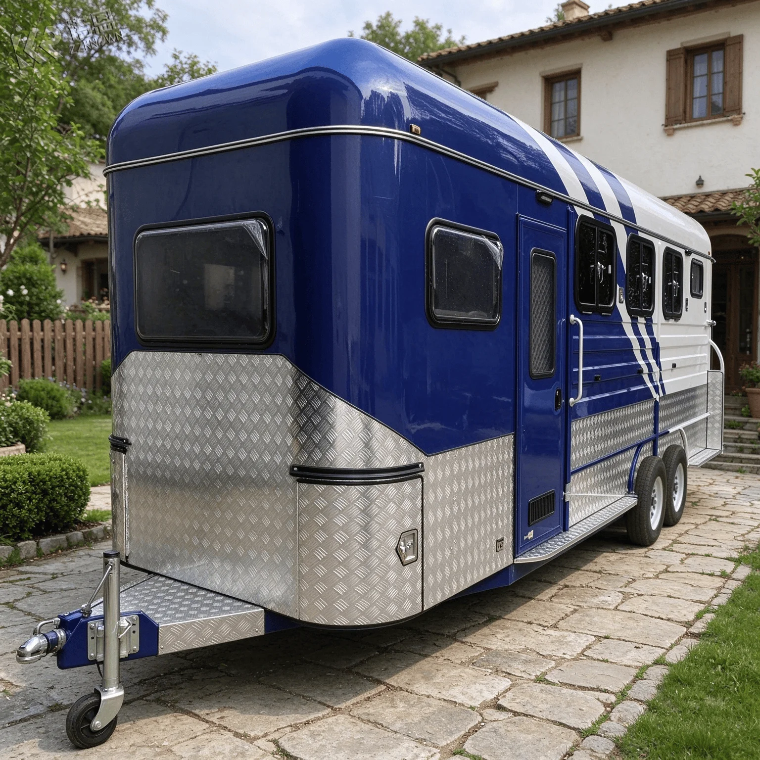 Equestrian Horse Trailer For Competition Events Horse Transport Trailer For Professional Horse Owners