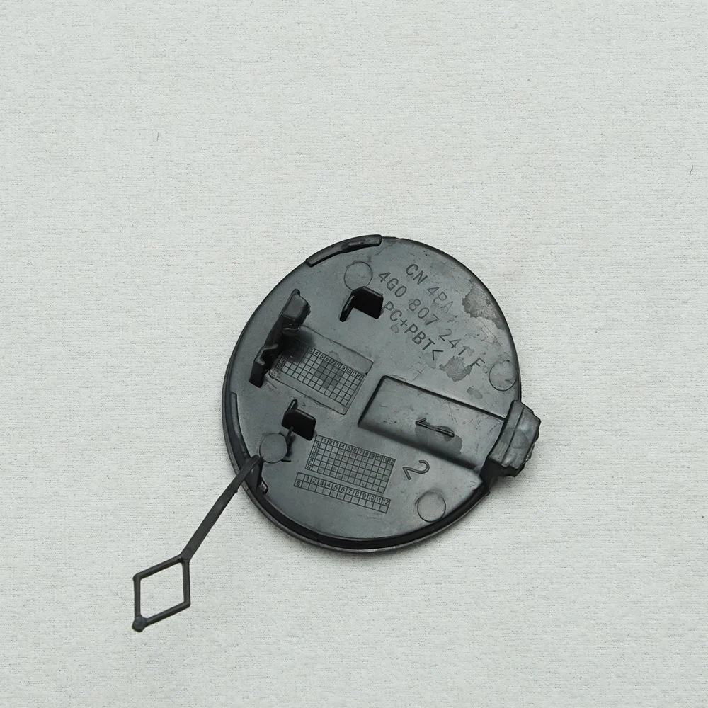 4G0807241F Front Bumper Tow Hook Cap Towing Eye Cover Primed For A6 A6L 2015 2016 2017 Car Accessories  2018 4G0 807 241 F