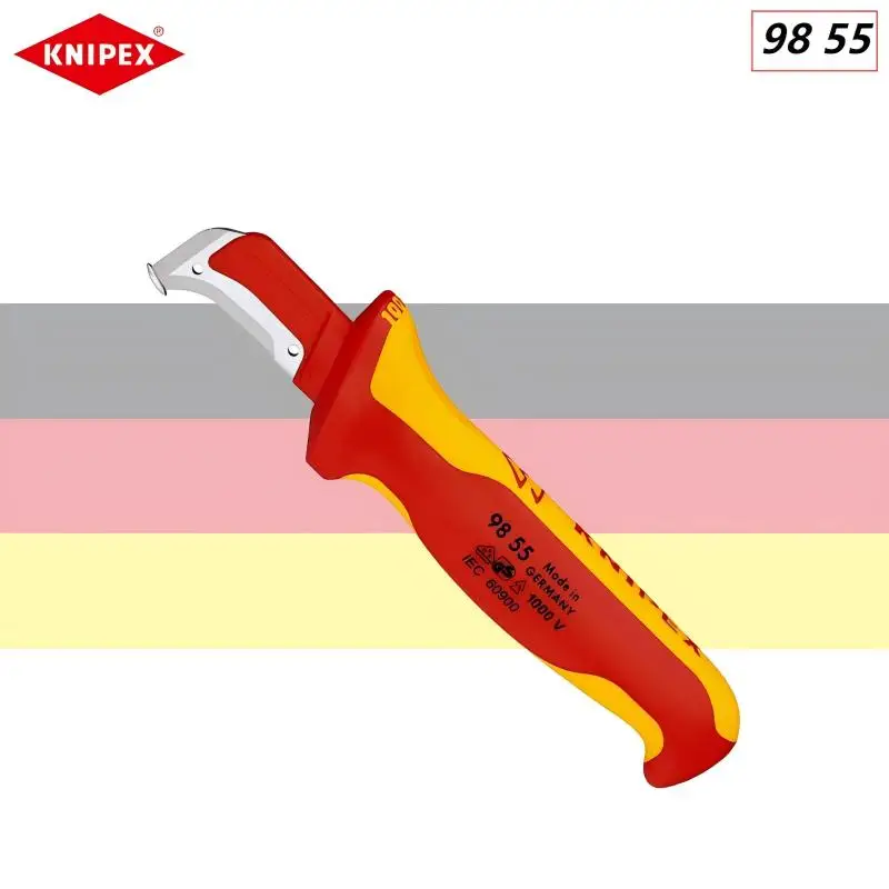 

KNIPEX 98 55 Stripping Tool, Multi-Purpose Wire Stripper