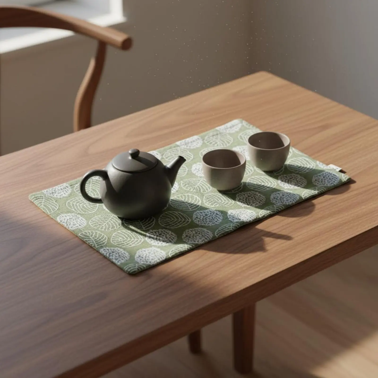 

Tea Table Mat Retro Design Tea Tray Mat Layered Design Heat Insulation