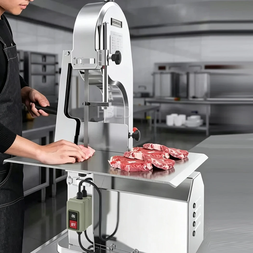 Meat Bone Cutting Saw Commercial Electric Band Saw for Restaurant Butchery Frozen Meat Processing Machinery