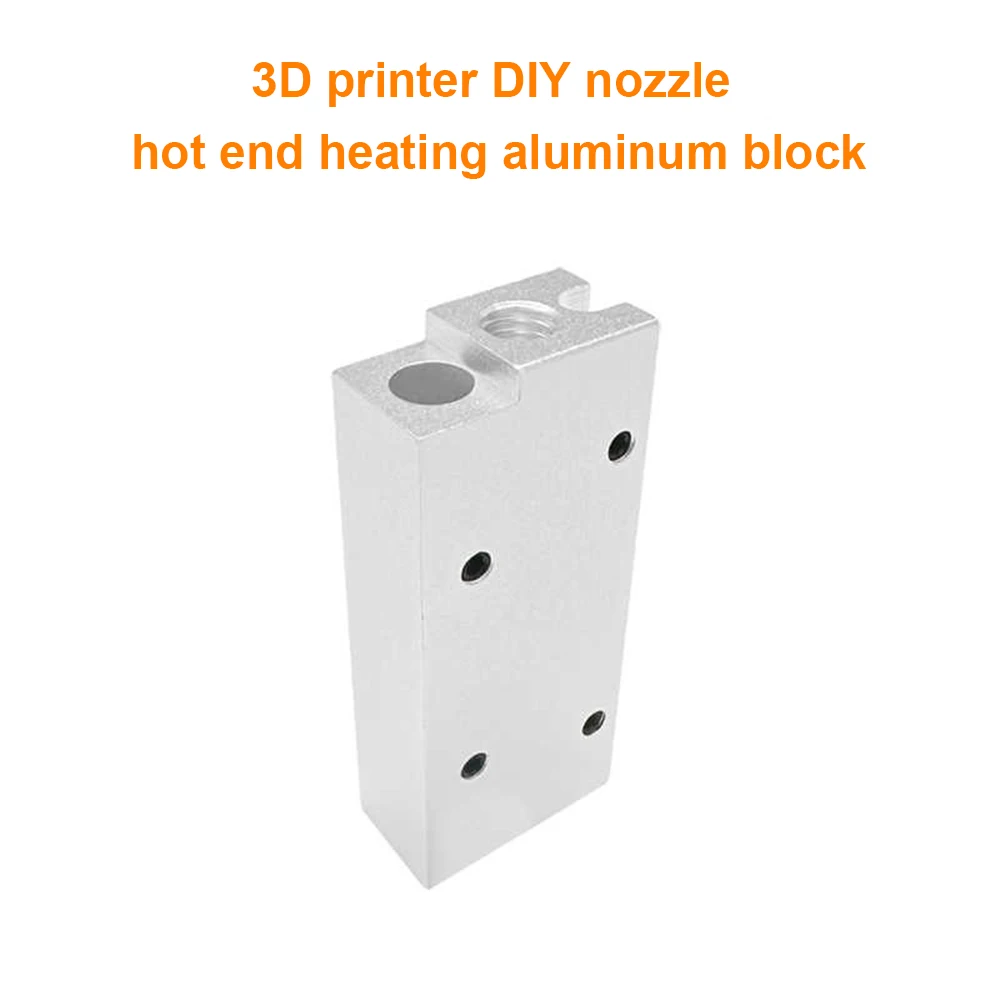 

Veekaft 1/2 шт. E3D Super Volcano алюминиевый нагревательный блок-подходит для 3D-принтера Voron2.4, детали сопла Hotend DIY