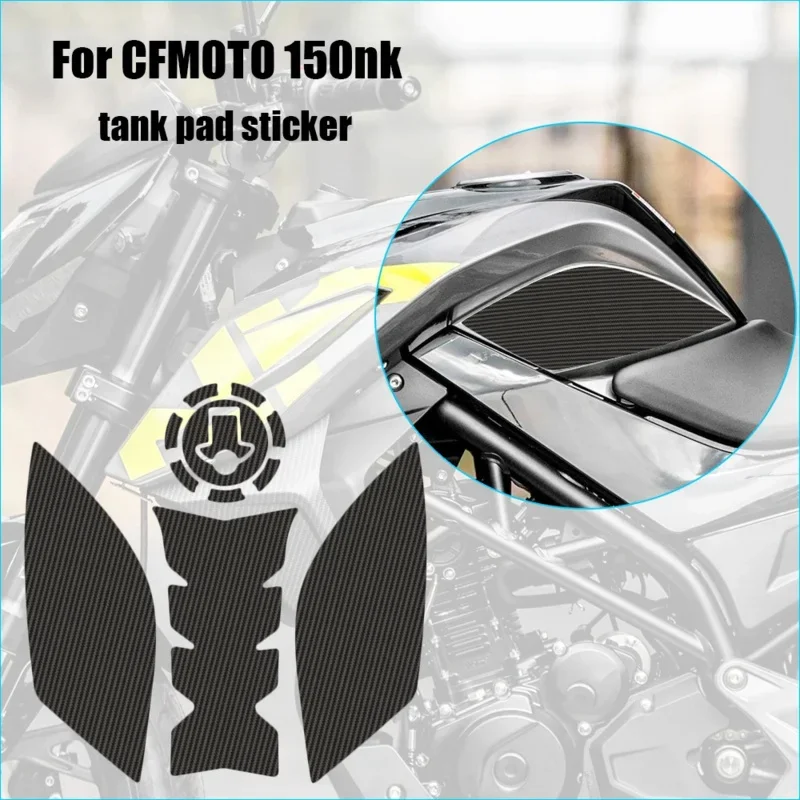 

For CFMOTO 150NK Motorcycle Gas Fuel Oil Cap Tank Pad Cover Protector Decals Sticker