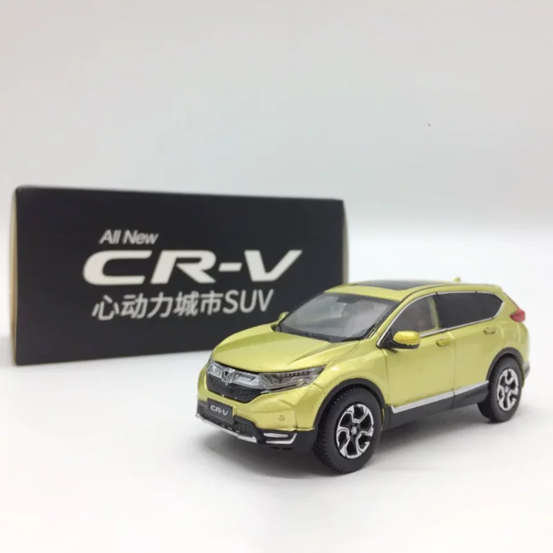    Modelo de Coche de Aleación Fundida a Presión a Escala 1:43 Dongfeng CRV 2017 SUV, Colección de Simulación Terminada, Decoración, Regalo para Niño, Exhibición Estática