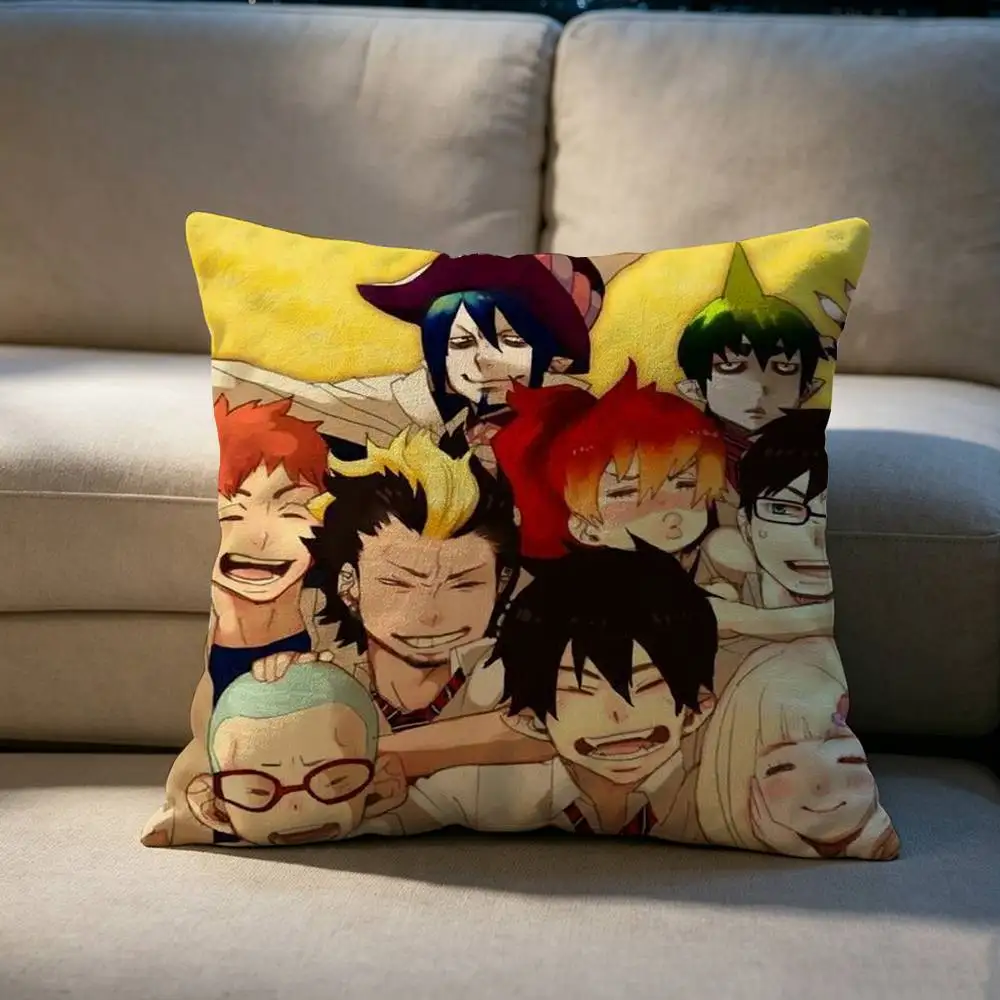 Anime Blue Exorcist   Pillow cover gift High definition digital printing,Surprise  vivid pattern Household.