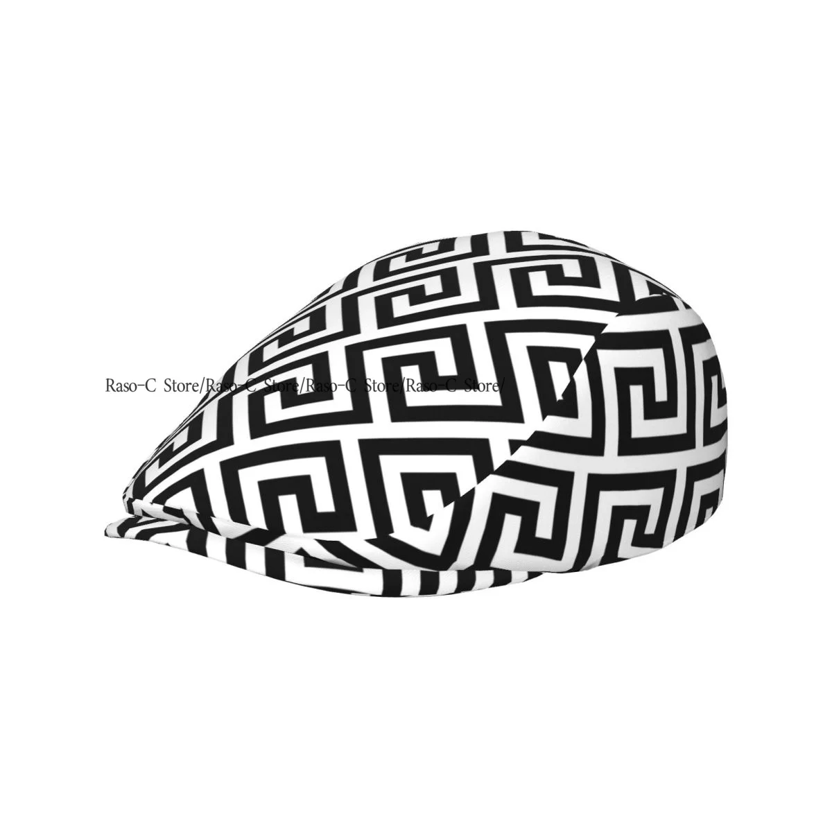 Spring Summer Adult Flat Cap Geometric Abstract Illustration Unisex Newsboy Ivy Cap Light Thin Forward Beret Outdoor Hat