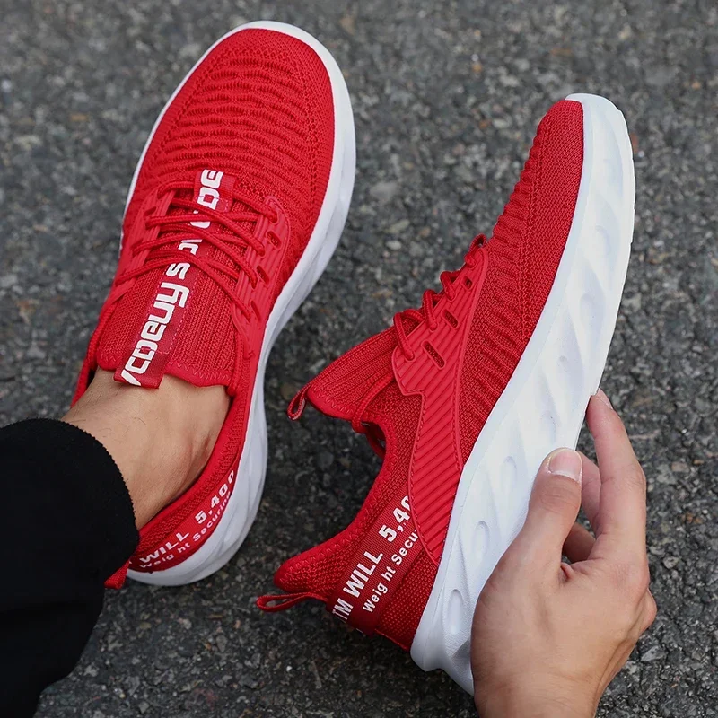 Neue leichte Herren-Laufschuhe, bequeme atmungsaktive Mesh-Sneaker, modische Herren-Freizeitschuhe, atmungsaktive Mesh-Schuhe – Detail 13