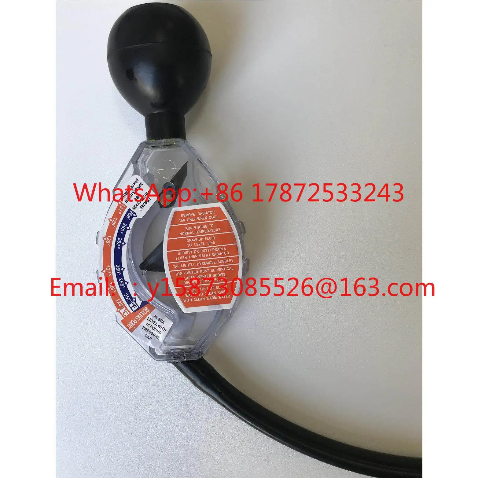 Direct sales car water tank antifreeze density meter disc antifreeze specific gravity meter hot selling