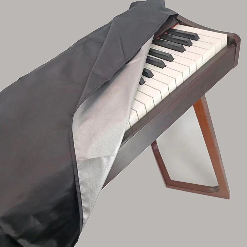 

Piano Keyboard Dust Cover Cloth Material Wide Compatibility Foldable Anti-Skid Electronic Keyboard Cover 88 Keys