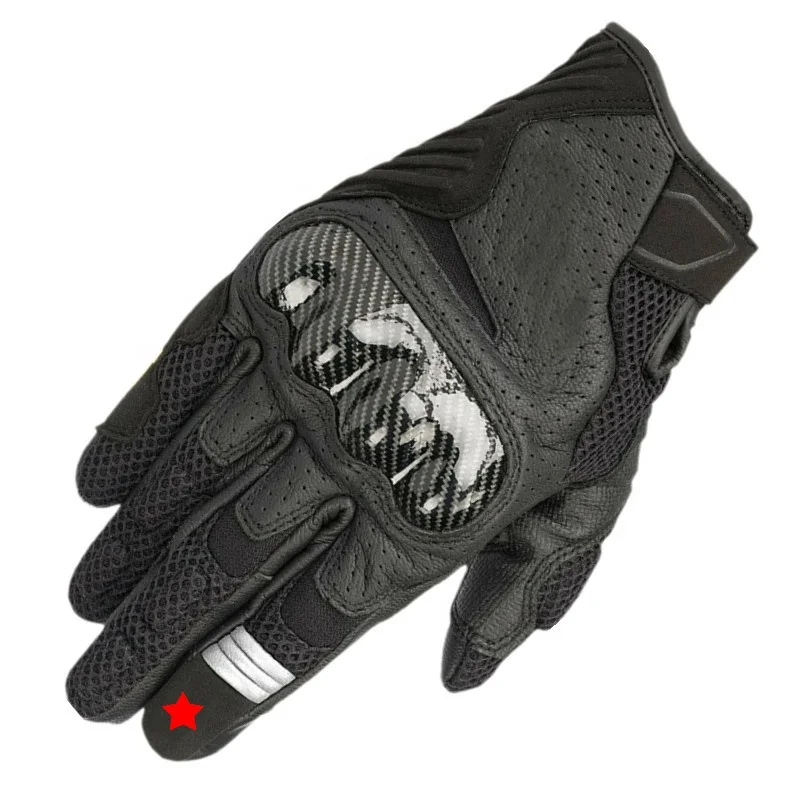 for Custom Carbon Fiber Protection Riding Gloves Touch Screen Motocross Racing Gloves Summer Breathable Motorbike Gloves