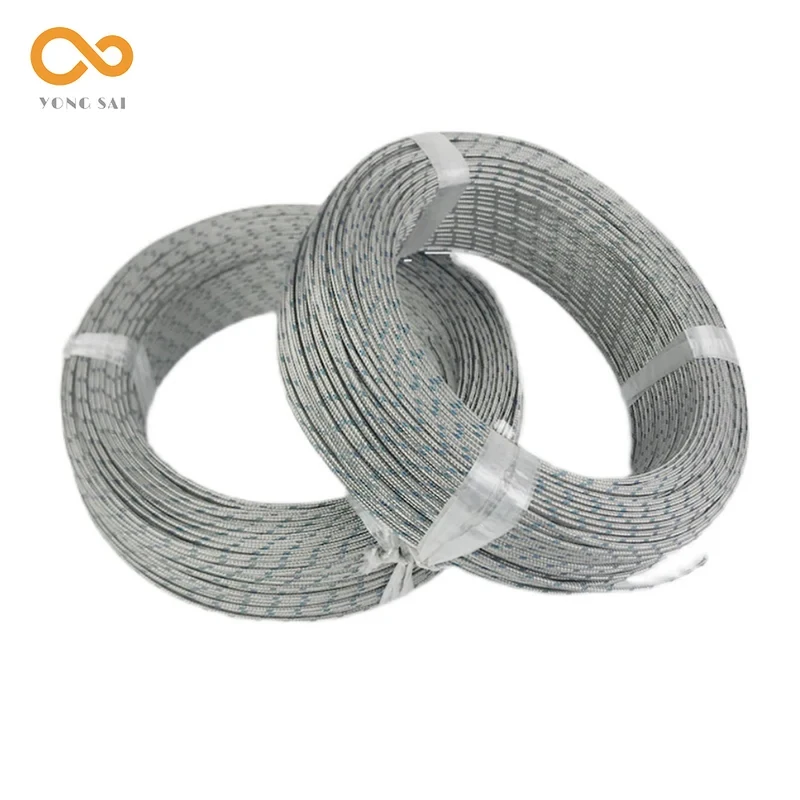10/20/50/100m K J PT100 Shielded Thermocouple Wire 20.4mm High Temperature Resistant Compensation Wire Temperature Measureme