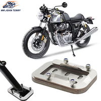 For Royal Enfield Interceptor 650 2021 2022 2023 Motorcycle Kickstand Foot Side Stand Extension Pad Support Plate