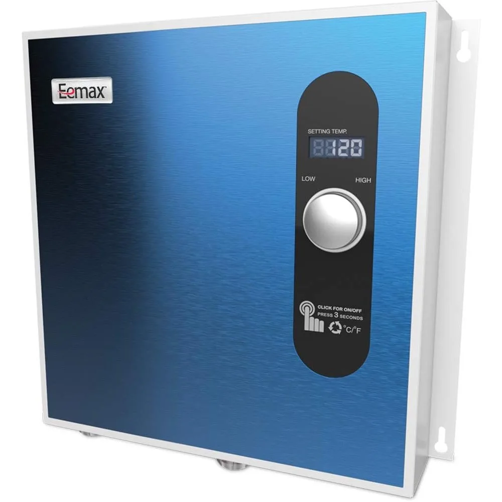 EEM24027 Electric Tankless Water Heater, Blue