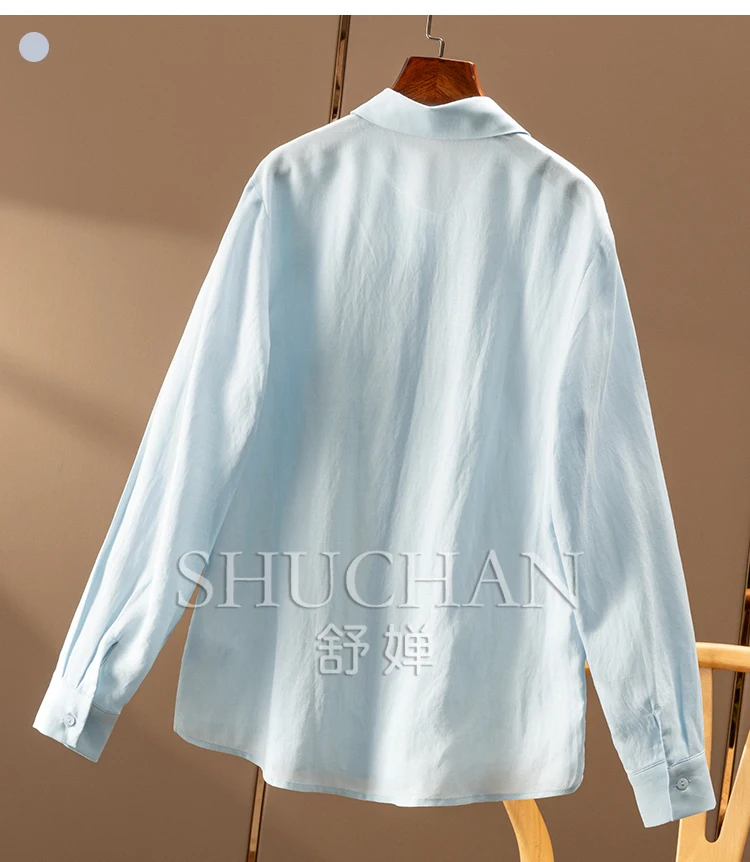 Embroidery Loose Long-sleeved Shirt Women 28A2 Blusas Femininas Com Frete Gratis  Shirts for Women
