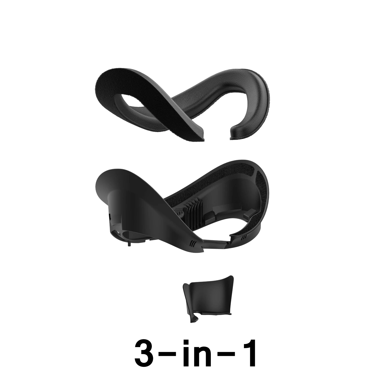 AMVR gezichtsafdekking voor Pico 4, VR-headset, gezichtsinterfacebeugel, vervangend wasbaar sponsleer, voor PICO4 / Pro-accessoires - afbeelding 1