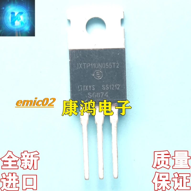 10pieces Original stock  IXTP110N055T2 TO-220 MOS 55V 110A