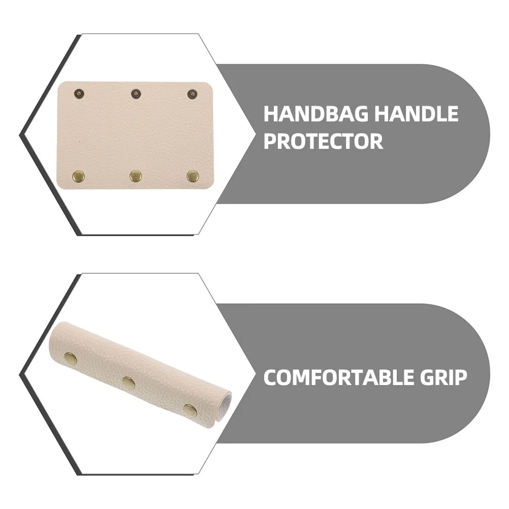 

2pcs Pu Bag Handle Protector Anti-Slip Grip Cover For Luggage Suitcase Handbag Shoulder Strap Wrap Padding Sleeve