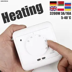 Floor Heating Room Thermostat 16A,230V For Electric Heating