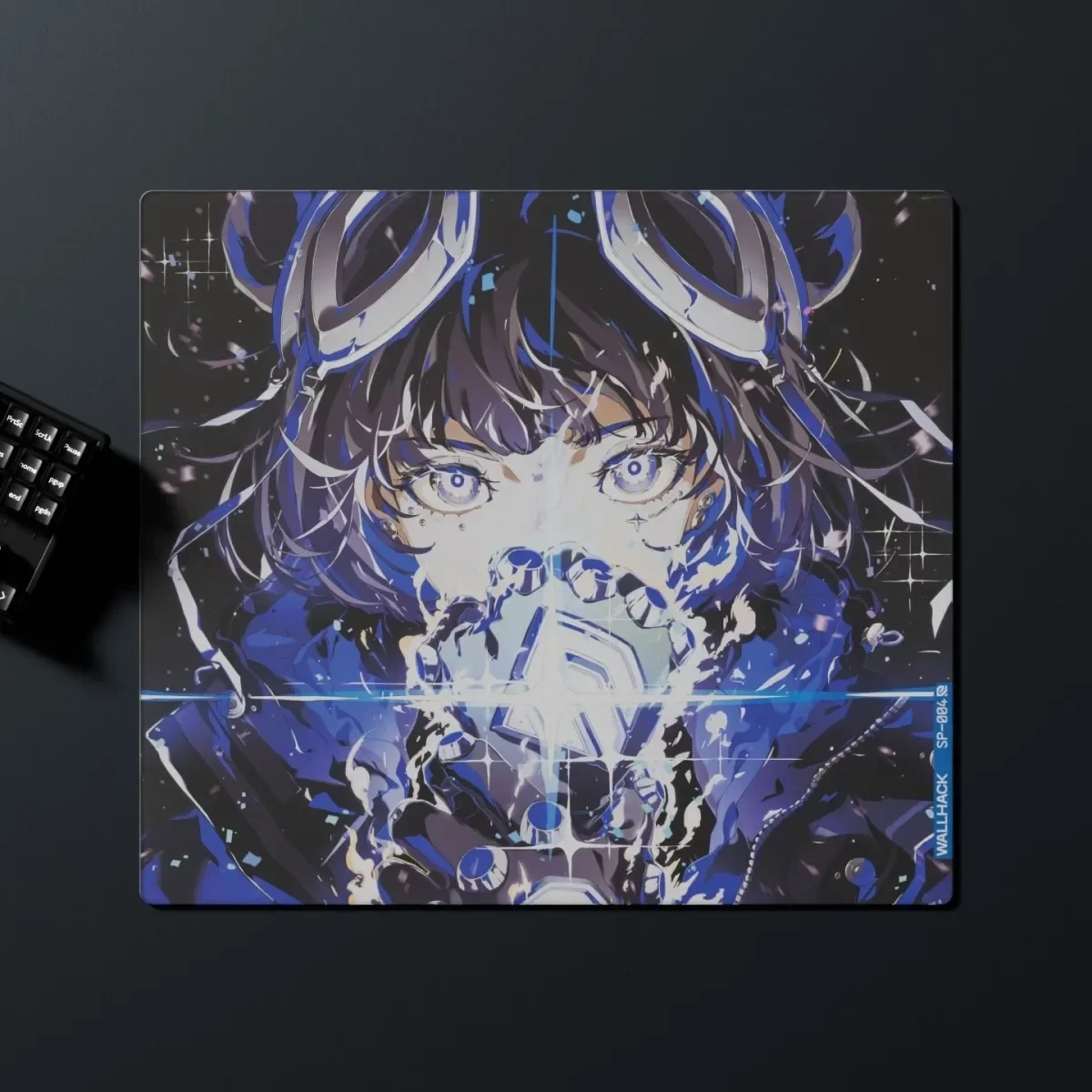Cool Girl Glass Mousepad Sora Game Mouse Pad Customized Pattern Tempered Smooth Gaming Desk Mat Fps Esports Office Gaming