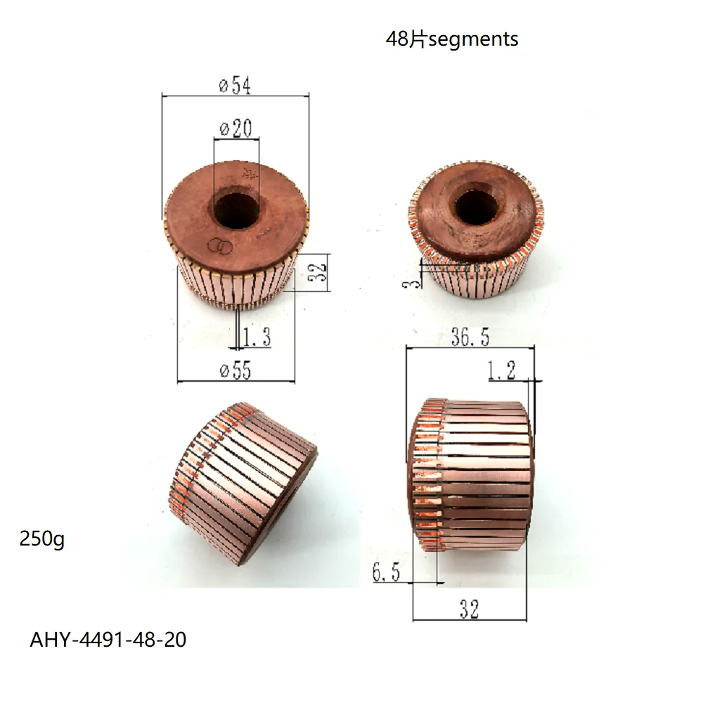 54*20*32*48P Commutator Ahy-4491-48-20