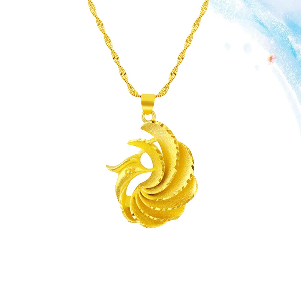 

1Pcs Peacock Clavicle Chain Brass Pendant Durable Elegant Gift Stylish Women Jewelry Necklace Clavicle Chain Women Necklace