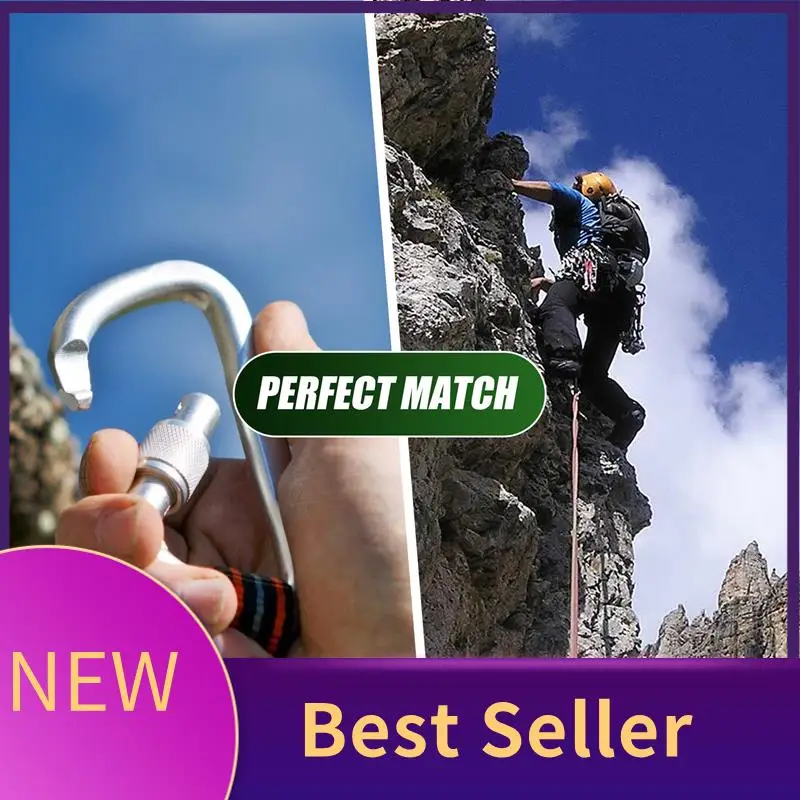 A01M-4Pcs M6 Spring Snap Hooks Heavy Duty Stainless Steel 304 Swing Set Accessories Fit For Gym,Camping,Traveling