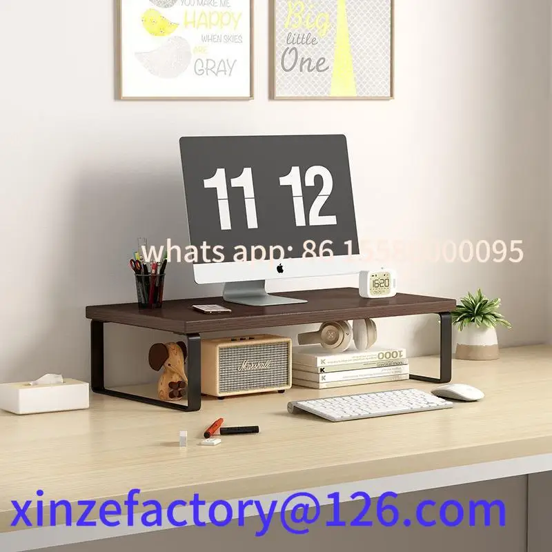 

Customizable Elevated Display Stand Base Office Desktop Storage Organizer Ra Wood Material Cuter