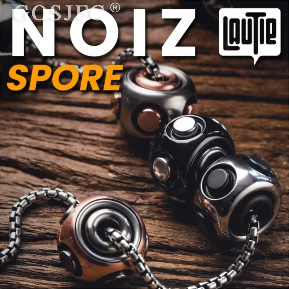 LAUTIE Noiz-Spore Zirc مصقول تململ سبينر Noiz سلسلة تململ سبينر مكافحة الإجهاد العصرية الضغط لعبة EDC قلادة #2