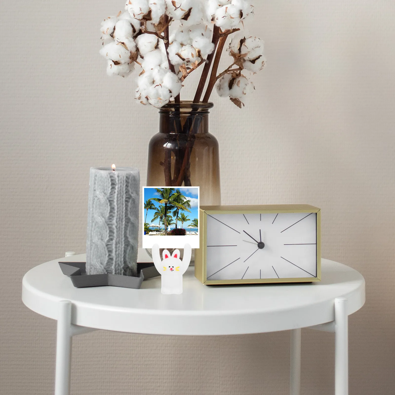 6Pcs Playful Rabbit Design Photo Holder Memo Clip Stand for Desk Table Display Desktop Organizer Cute Paper Card Holder