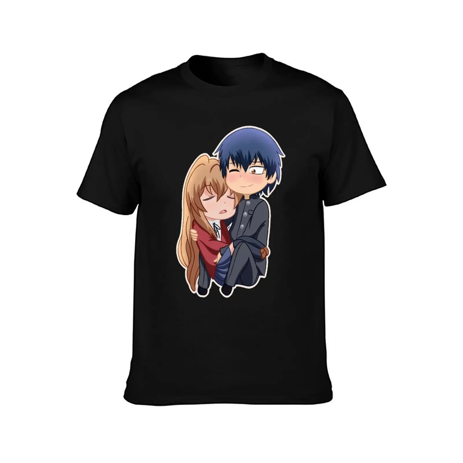 Toradora T-Shirt, Summer Casual Cotton Tee, Oversized Streetwear Tops, Vintage Graphic Print, Loose Fit Short Sleeve