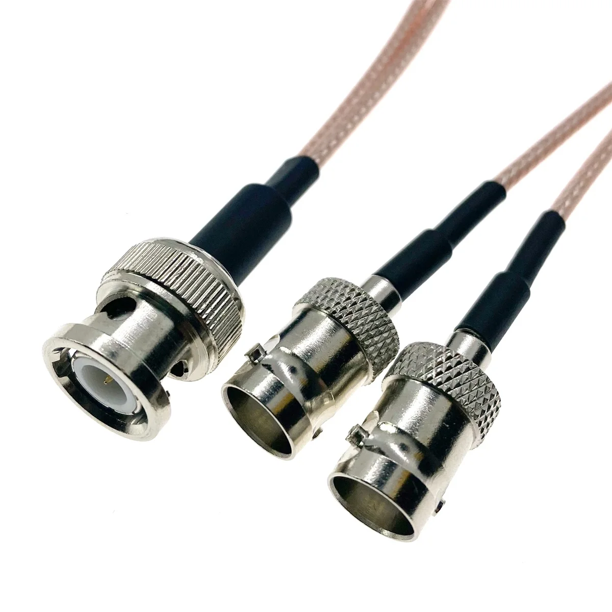 

RG316 BNC male plug to Y Type 2 x BNC female 50 Ohm RF Coax Extension Cable Pigtail Coaxial