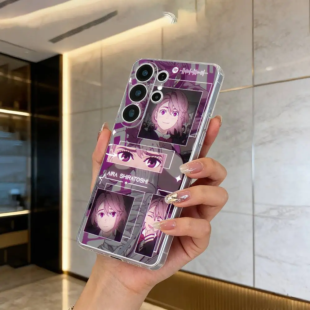 Popular anime-D-Dandadan Clear Phone Case for Samsung S25, S24, S21, S22, S23, S30, Ultra, S20, Plus, FE, Lite