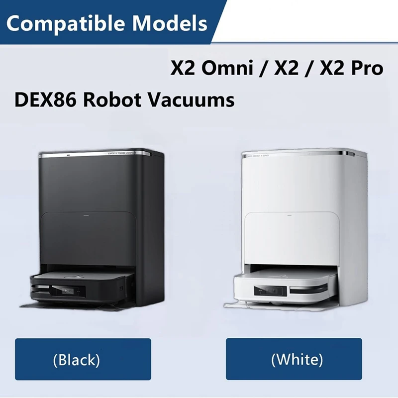 로봇 진공 부품용 메인 브러시 걸레 천 액세서리, Ecovacs Deebot X2 Omni X2 X2 Pro DEX86