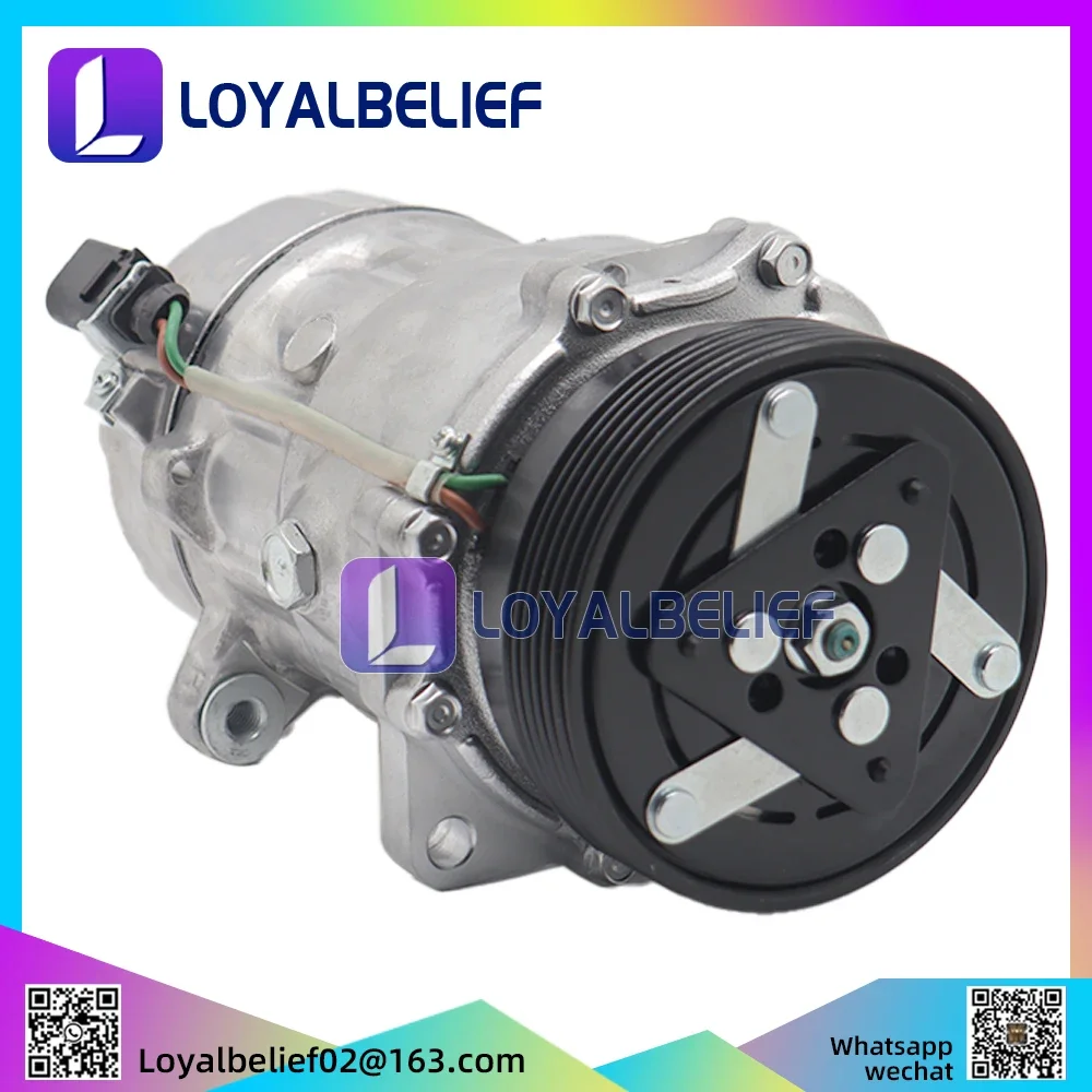 SD7V16 AC Compressor For Car Volkswagen Beetle L4 1.8L 1.9L 2.0L 1998-2000 1J0820805 7M0820803B 1J0820803A TEM254408 1521030