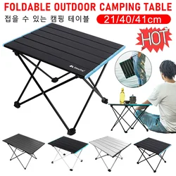 Ultralight Portable Folding Camping Table Foldable Outdoor Dinner Desk High Strength Aluminum Alloy For Garden Party Picnic BBQ