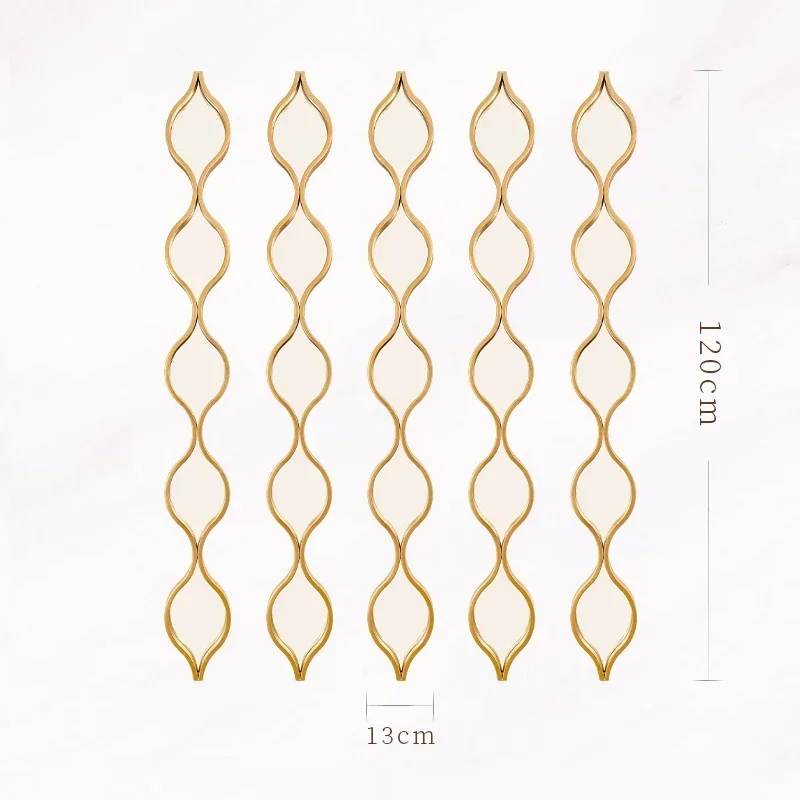 

Creative Teardrop Combinations Wrought Iron Wall Mirror Interior European Water drop Wall Hanging