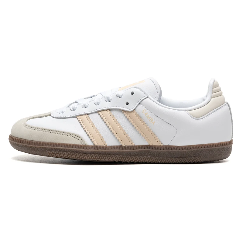 Zapatos Adidas para mujer Trefoil Samba Og, zapatos informales simples y cómodos, zapatos deportivos diarios para exteriores, zapatos de entrenamiento alemanes Jh7300