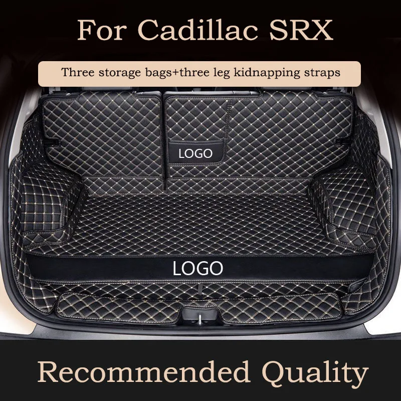 Car Trunk Mat For Cadillac SRX 2010 2011 2012 2013 2014 2015 2016 Cargo Liner Carpet Interior Parts Accessories Cover