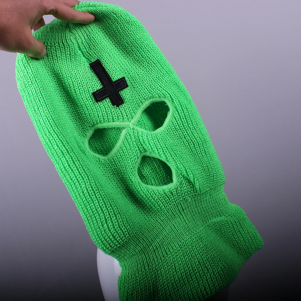 Knitted Hat Celebrity Rapper Cosplay Accessories Hat Bone Gorras Green Hedging Cap Winter Ski Hat For Men wome