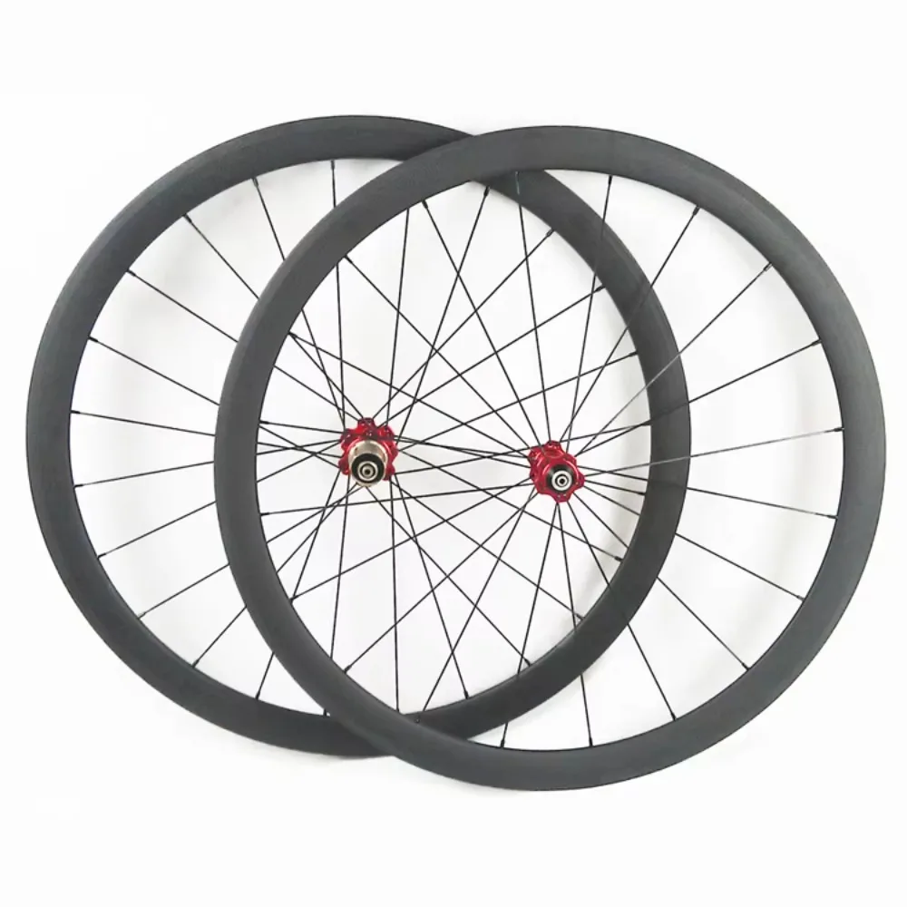 

20.5 Width 38 Depth Tubular Carbon Bicycle Wheelset 700C V Brake Novatec 271372 Hub Road Carbon Wheelset
