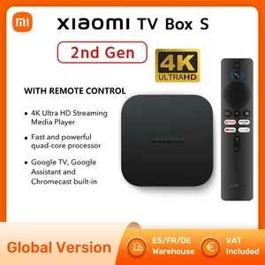 Kotak TV Xiaomi Mi Versi Global Generasi ke-2 Pemutar Media Kotak TV Pintar 4K Ultra HD BT5. 2 2GB 8GB Android Google TV Asisten Google 8 kotak tv pintar android penjualan terbaik ram 8gb - №