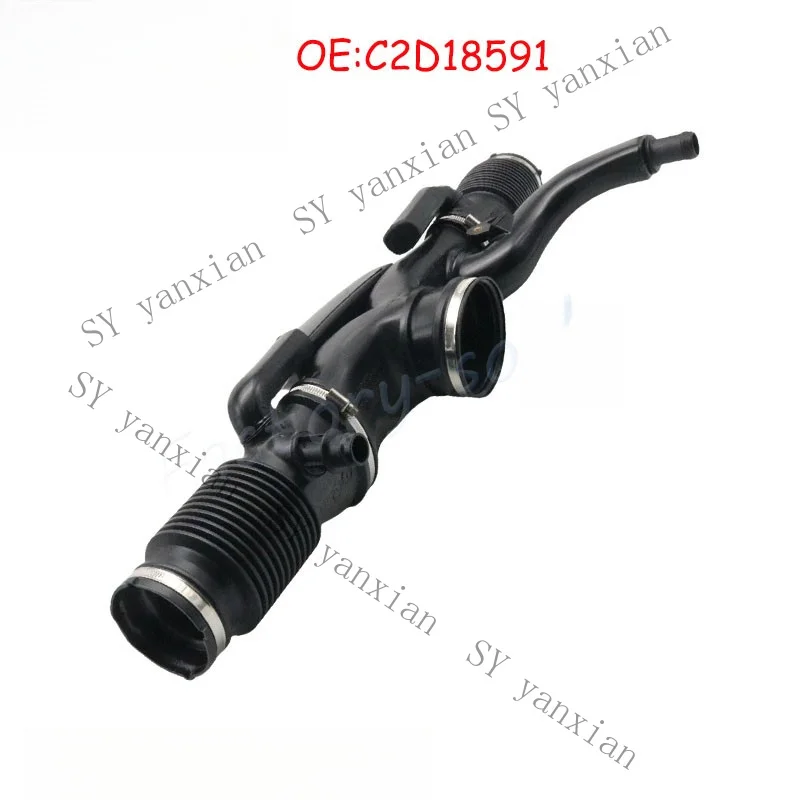 SY+ Coolant Pipe Engine Air Intake Hose Air Filter Tube For Jaguar XJ 5.0L 10-19