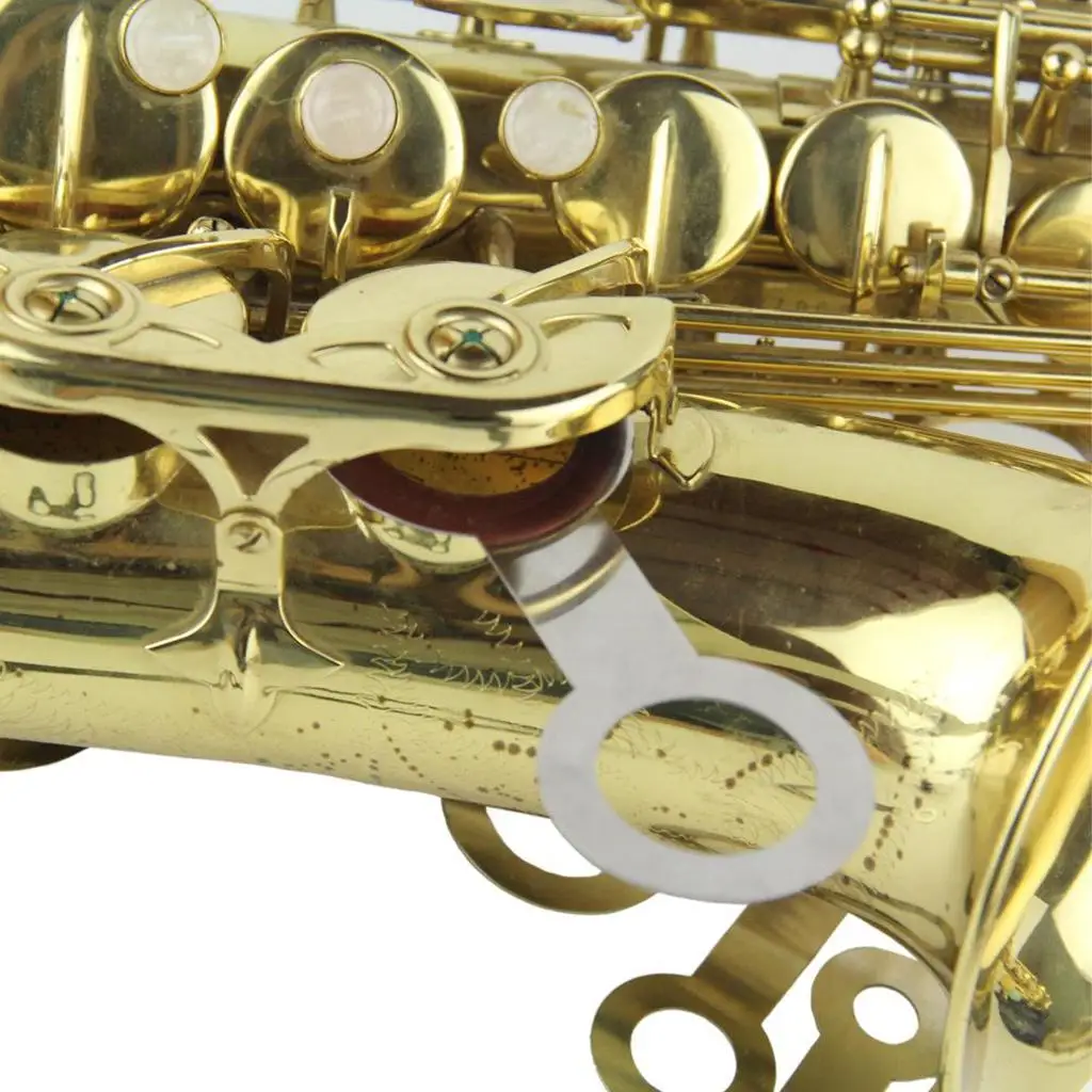 DIY Saxophone Repair Replace Flat Printing Leather Pad Leveling Tool,