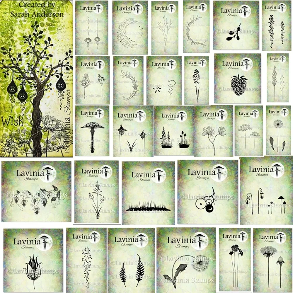 Open Dandelion clear silicone stamps for DIY scrapbooking craft supplies photo album card making